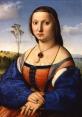 Рафаэль Санти. Портрет Магдалены Строции. 1505–1506. Палаццо Питти, Флоренция